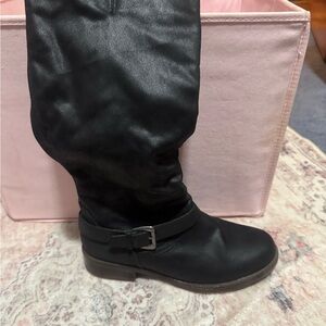 Black Over the Knee Boots